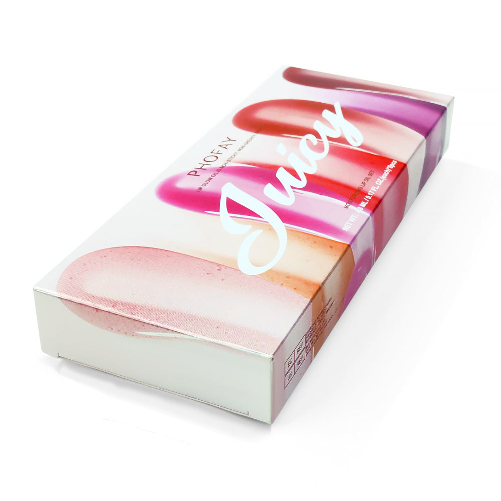 Juicy Lip Oil Set | 8-Piece Ultra-Moisturizing, Non-Sticky Gloss Collection