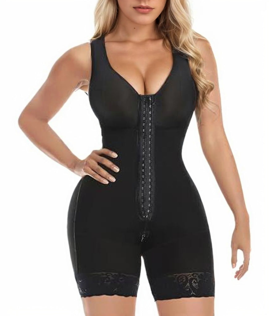 Wireless Full-Body Shapewear for Women | Adjustable Tummy Control Compression Bodysuit